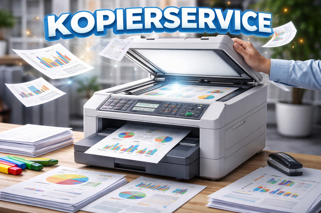 Drucker erstellt Farbkopien