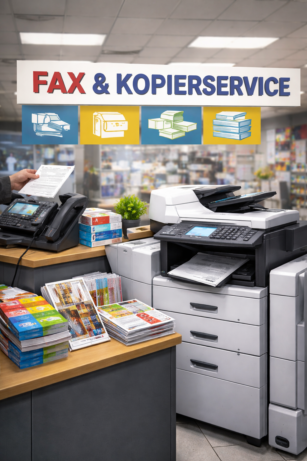 Kopierer im Einsatz